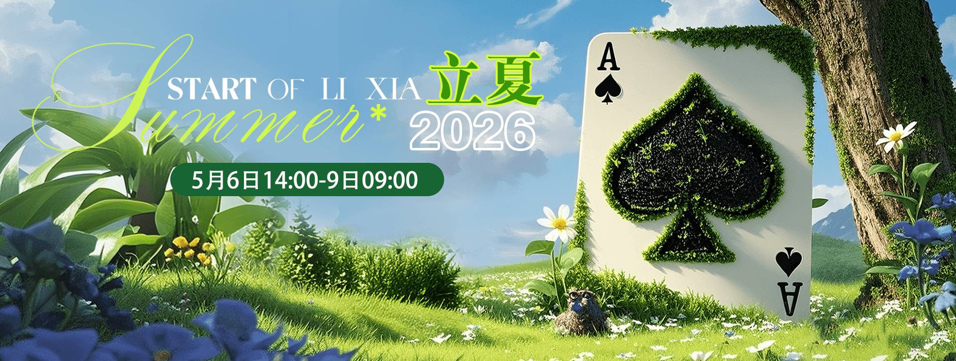 传奇扑克2026年立夏节气活动