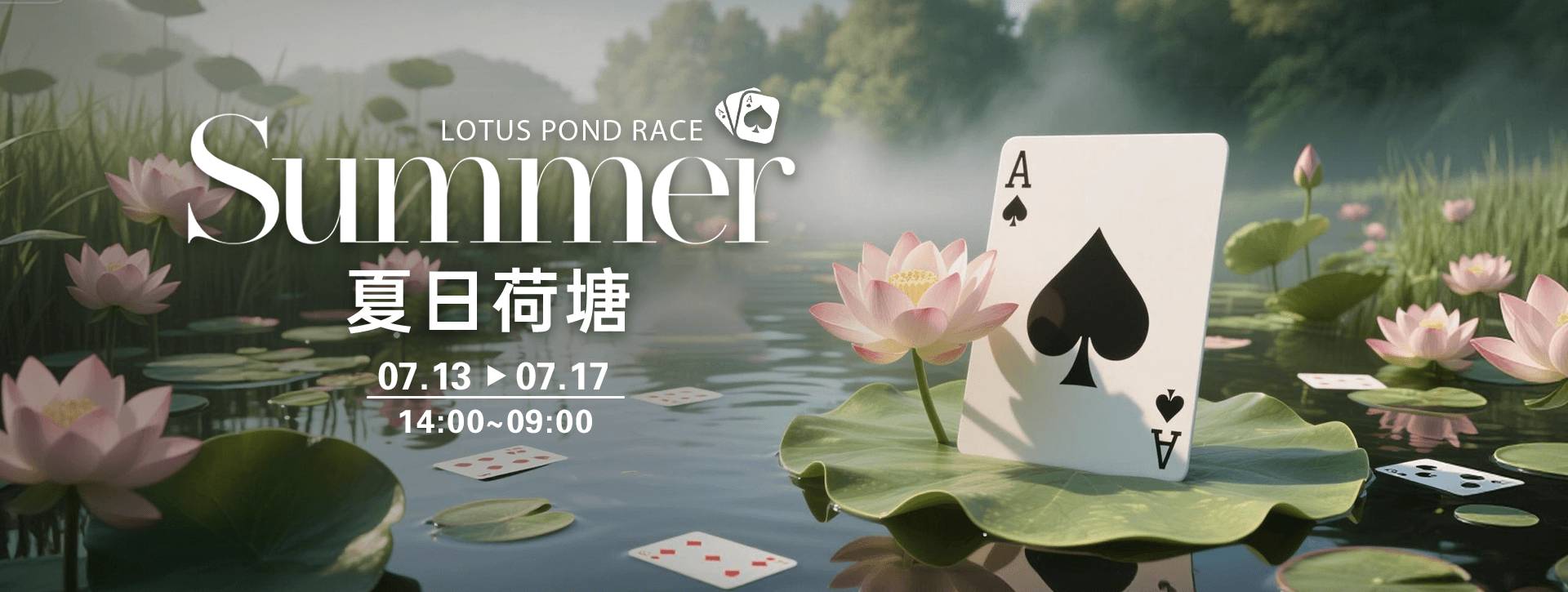 传奇扑克2026年夏日荷塘福利活动