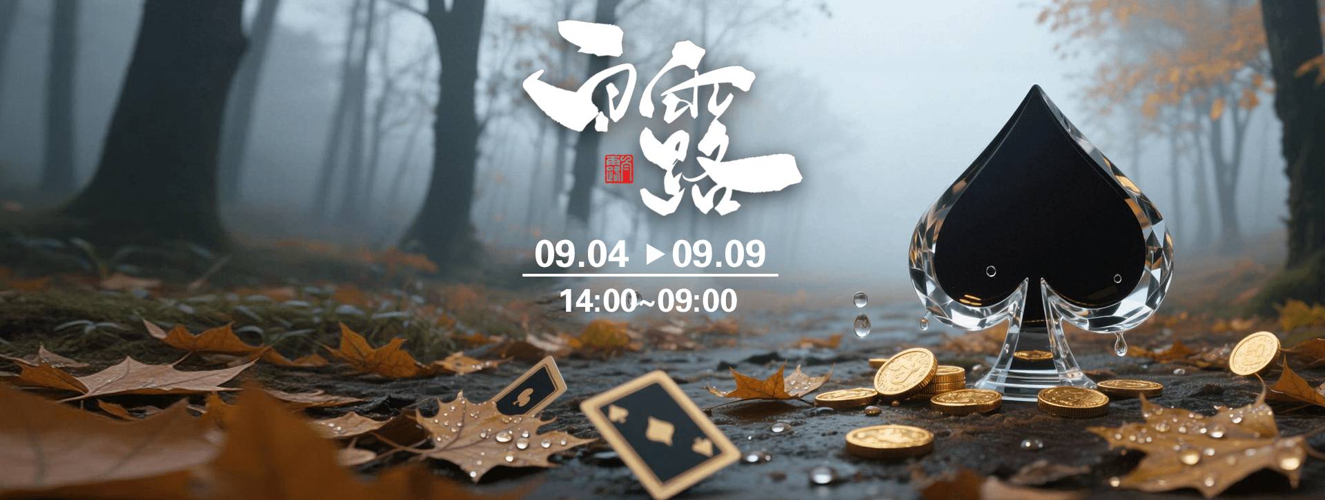 传奇扑克2026年白露节气活动