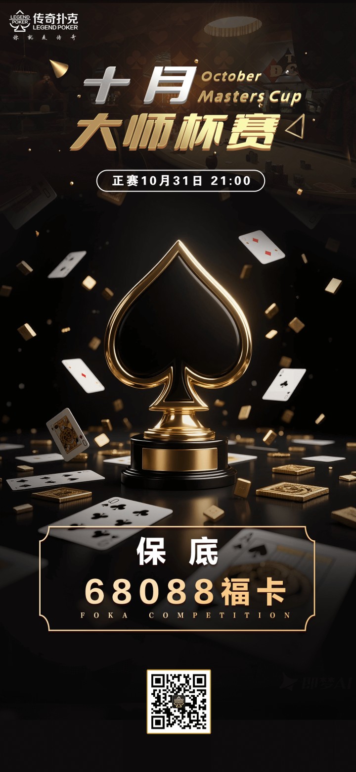 2025年十月大师杯系列赛-正赛保底68088福卡