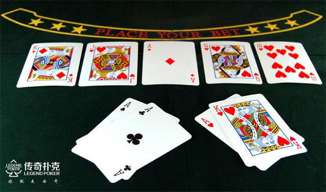 传奇扑克APP翻牌圈拿到暗三条该怎么打？